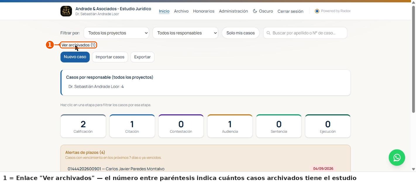 Ver archivados